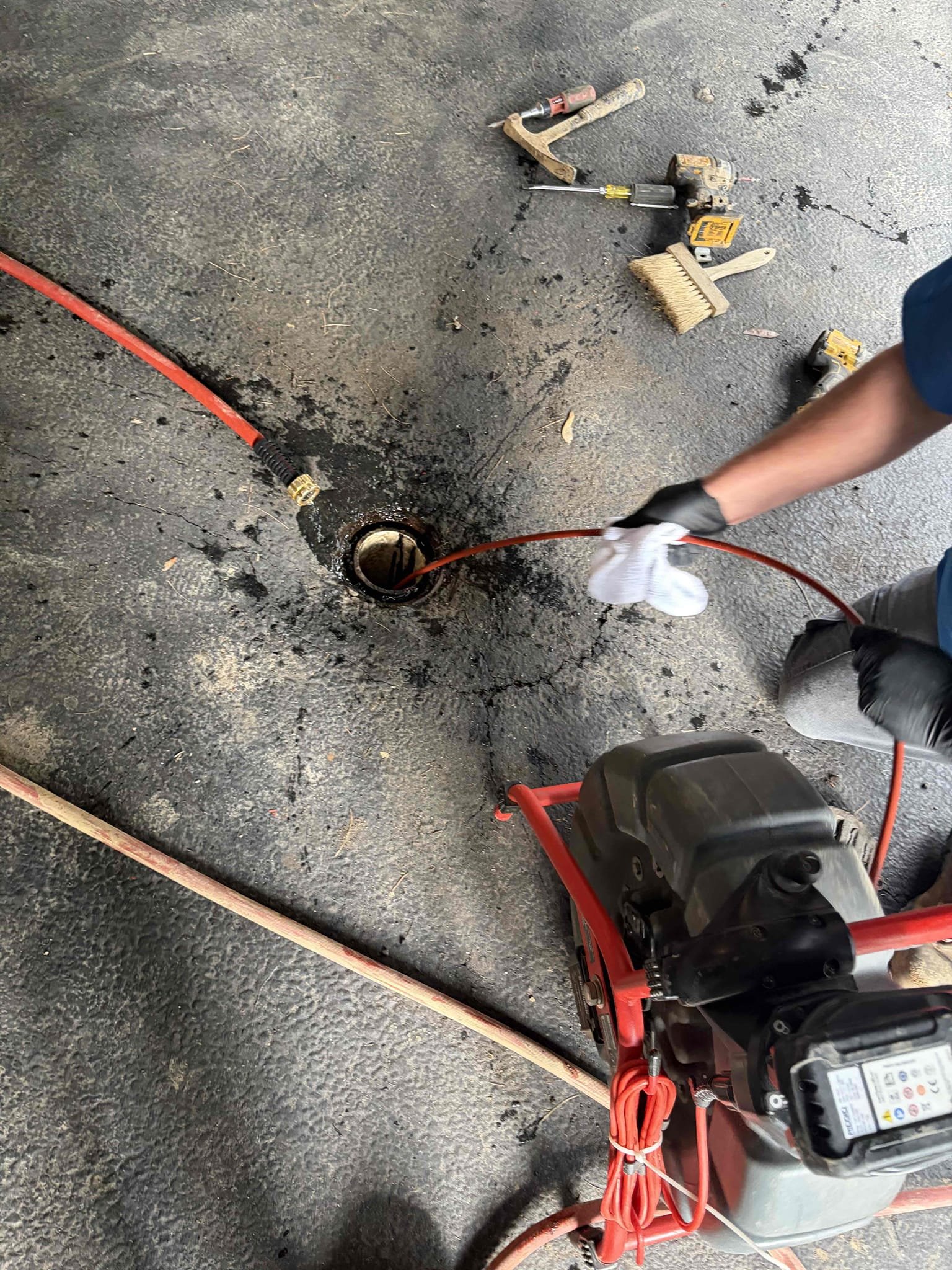 Wahl Family master plumber on Pittsburgh underground job