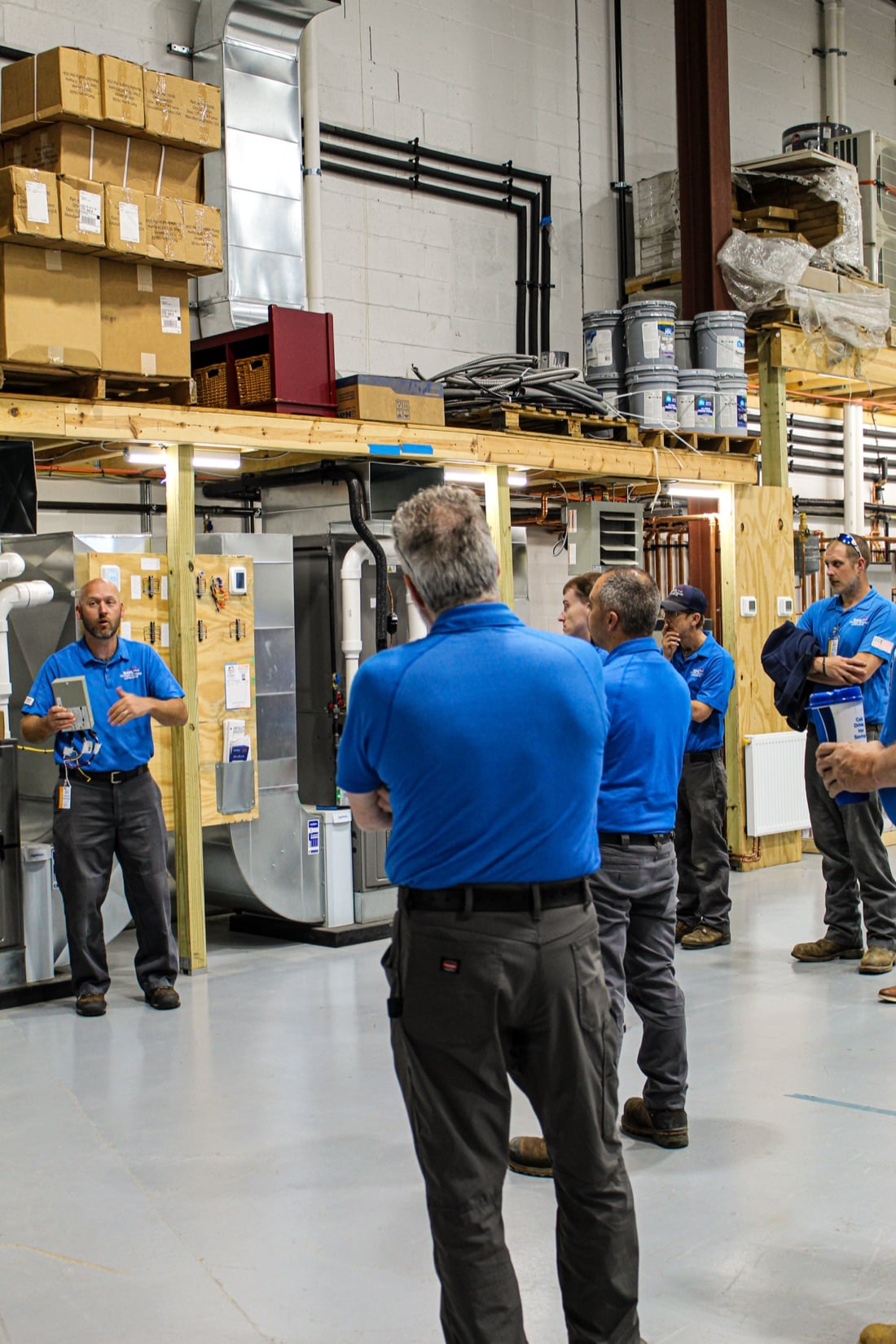Wahl team at install training