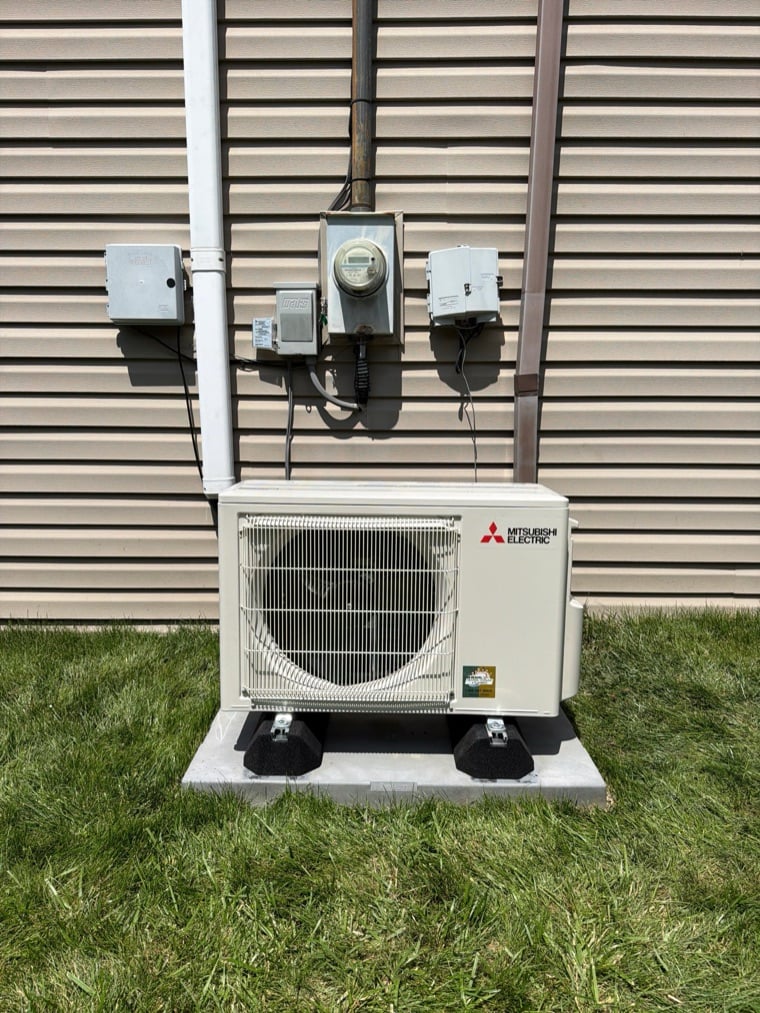 Wahl install featuring Mitsubishi equipment